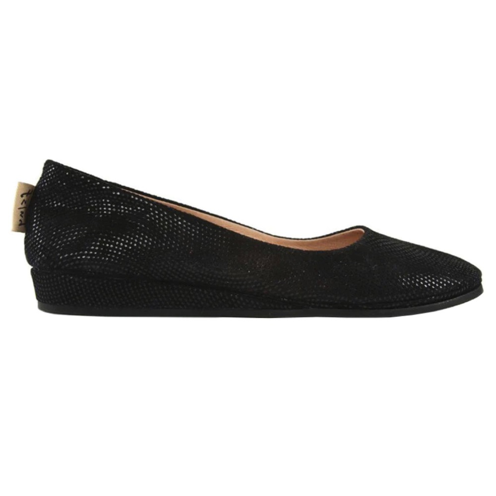 French Sole black Sparkle Zeppa Flat Sz 7